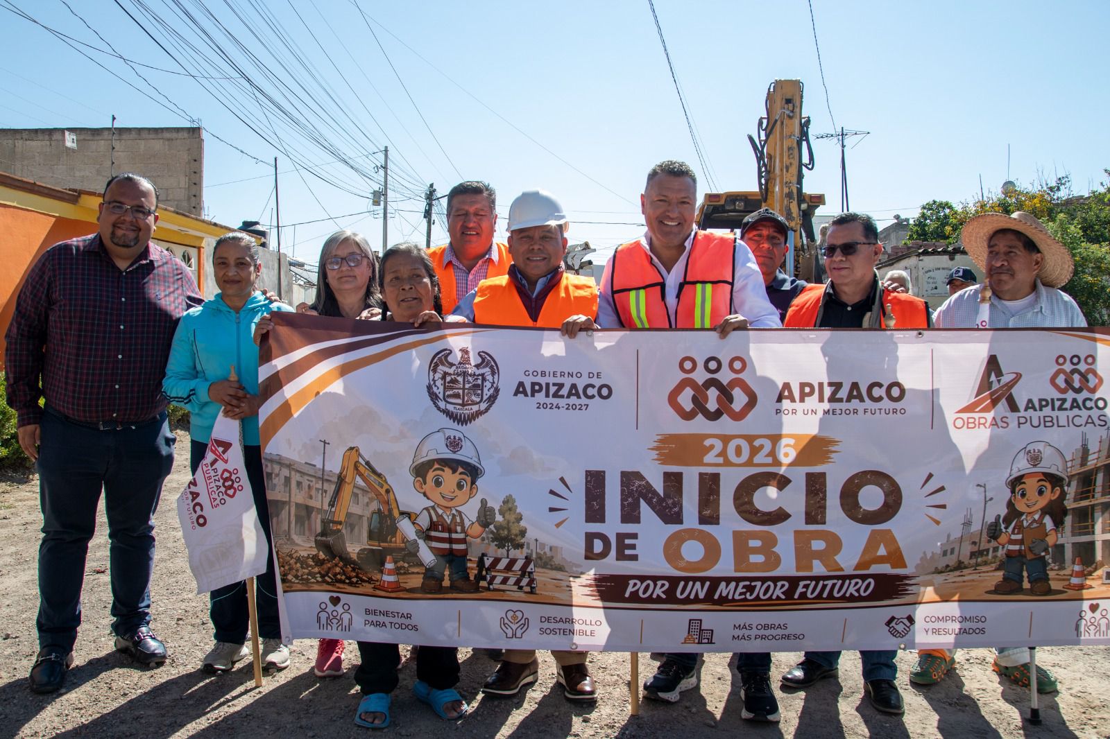 Con inversión de casi 29 mdp, Javier Rivera Bonilla inicia obras que transforman Apizaco